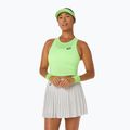 Dámske tenisové tričko ASICS Match Jaquard Crop Top W illuminate green