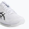 Pánske tenisové topánky ASICS Solution Speed FF 4 Clay white/black 7