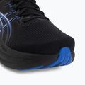 Pánske bežecké topánky ASICS Gel-Nimbus 28 black/neon blue 7