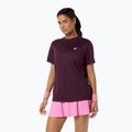 Dámske tenisové tričko ASICS Court Top W dark aubergine