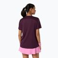 Dámske tenisové tričko ASICS Court Top W dark aubergine 3