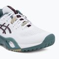 Pánske tenisové topánky ASICS Gel-Resolution X white/dark aubergine 7