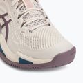 Dámske tenisové topánky ASICS Court FF 3 Clay soft oat/dusty mauve 7