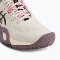 Dámske tenisové topánky ASICS Gel-Resolution X Clay soft oat/dark aubergine 7