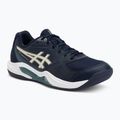 Pánske tenisové topánky ASICS Gel-Dedicate 9 Indoor midnight/oatmeal