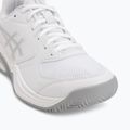 Dámske topánky na padel ASICS Gel-Dedicate 9 Padel W white/pure silver 7