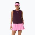 Dámske tenisové tričko ASICS Game Sleeveless Top W dark aubergine