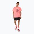 Pánske bežecké tričko Asics Fujitrail Logo Ss Top Sun Coral 2