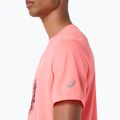 Pánske bežecké tričko Asics Fujitrail Logo Ss Top Sun Coral 6