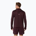Pánska bežecká mikina ASICS Road Winter Ls Hoodie dark currant 3