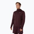 Pánska bežecká mikina ASICS Road Winter Ls Hoodie dark currant 4
