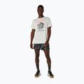 Pánske bežecké tričko Asics Fujitrail Logo Ss Top Cream 2