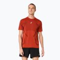 Pánske bežecké tričko ASICS Road Seamless Top singed red