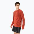Pánske bežecké tričko longsleeve ASICS Road Seamless Top singed red 3