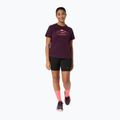 Dámske bežecké tričko Asics Fujitrail Logo Ss Top Dark Aubergine 2