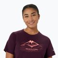 Dámske bežecké tričko Asics Fujitrail Logo Ss Top Dark Aubergine 5