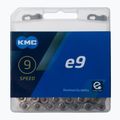 Reťaz KMC e9x122 pre e-Bike strieborná BE09TNP22