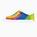 Native Jefferson Print detské tenisky shell white/shell white/neon multi tie dye 10