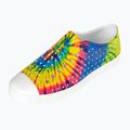 Native Jefferson Print detské tenisky shell white/shell white/neon multi tie dye 11
