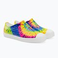 Native Jefferson Print detské tenisky shell white/shell white/neon multi tie dye 4