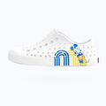 Native Jefferson Print Disney Jr detské tenisky shell white/shell white/positive mickey 10