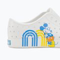 Native Jefferson Print Disney Jr detské tenisky shell white/shell white/positive mickey 9