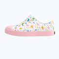 Native Jefferson Print Disney Jr detské tenisky shell white/princess pink/pastel white confetti 10