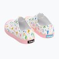 Native Jefferson Print Disney Jr detské tenisky shell white/princess pink/pastel white confetti 12