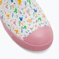 Native Jefferson Print Disney Jr detské tenisky shell white/princess pink/pastel white confetti 7