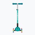 Globber Primo Skladacia kolobežka Plus Lights tmavo smaragdovo zelená detská trojkolka 4