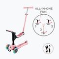 Detská trojkolka Globber Go.Up Sporty Lights pastelovo ružová 15