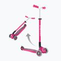 Detská trojkolesová kolobežka Globber Master Lights fuchsia 11