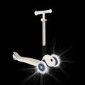Detská trojkolesová kolobežka Globber Junior Foldable Lights Eco coconut 11