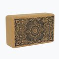 Yoga Design Lab Cork Yoga Cube Brown BL-Cork-Mandala Black 7