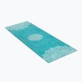 Yoga Design Lab Combo cestovná podložka na jogu 1,5 mm modrá Mandala tyrkysová