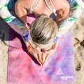 Yoga Design Lab Combo Cestovná podložka na jogu 1,5 mm ružová Tribeca Sand 7
