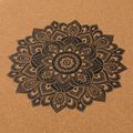 Yoga Design Lab Cork 5,5 mm hnedá podložka na jogu Mandala Black 4