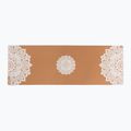 Yoga Design Lab Cork 5,5 mm hnedá podložka na jogu Mandala White 2