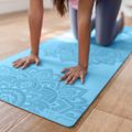 Yoga Design Lab Flow Pure 6 mm modrá podložka na jogu Mandala Aqua 7