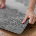 Yoga Design Lab Flow Pure 6 mm zelená podložka na jogu Mandala Charcoal 8