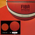 Basketbalová lopta Molten B7G5000 FIBA ​​brown veľkosť 7 10