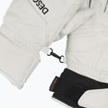 Pánske lyžiarske rukavice Descente 5 Finger Leather white 4