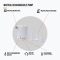 Elektrická pumpička Vango Mistral Rechargeable white 3
