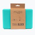 Jógový blok Myga Foam Block turquoise 2