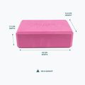 Joga blok Myga Foam Block pink 5