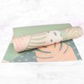 Súprava na jogu Myga Palm Yoga Set mat + block + green strap 6