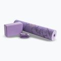 Súprava na jogu Myga Chakra Yoga Set mat + block + purple strap 2