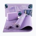 Súprava na jogu Myga Chakra Yoga Set mat + block + purple strap 3