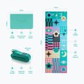 Súprava na jogu Myga Spirit Yoga Set mat + block + turquoise strap 13