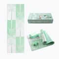 Súprava na jogu Myga Sage Palm Yoga Set mat + block + green strap 12